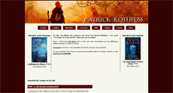 Desktop Screenshot of patrickrothfuss.webfantasy.fr